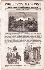 Penny Magazine articles and woodcuts from the 1820s through 1840s